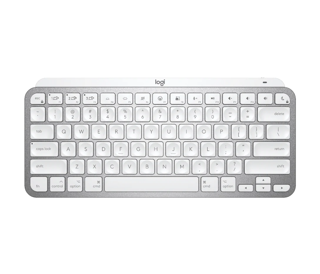 Logitech MX Keys Mini Minimalist Wireless Illuminated Keyboard with Free Adobe Subscription, Compact, Bluetooth, Backlit, USB-C, Metal Build (OPEN BOX)