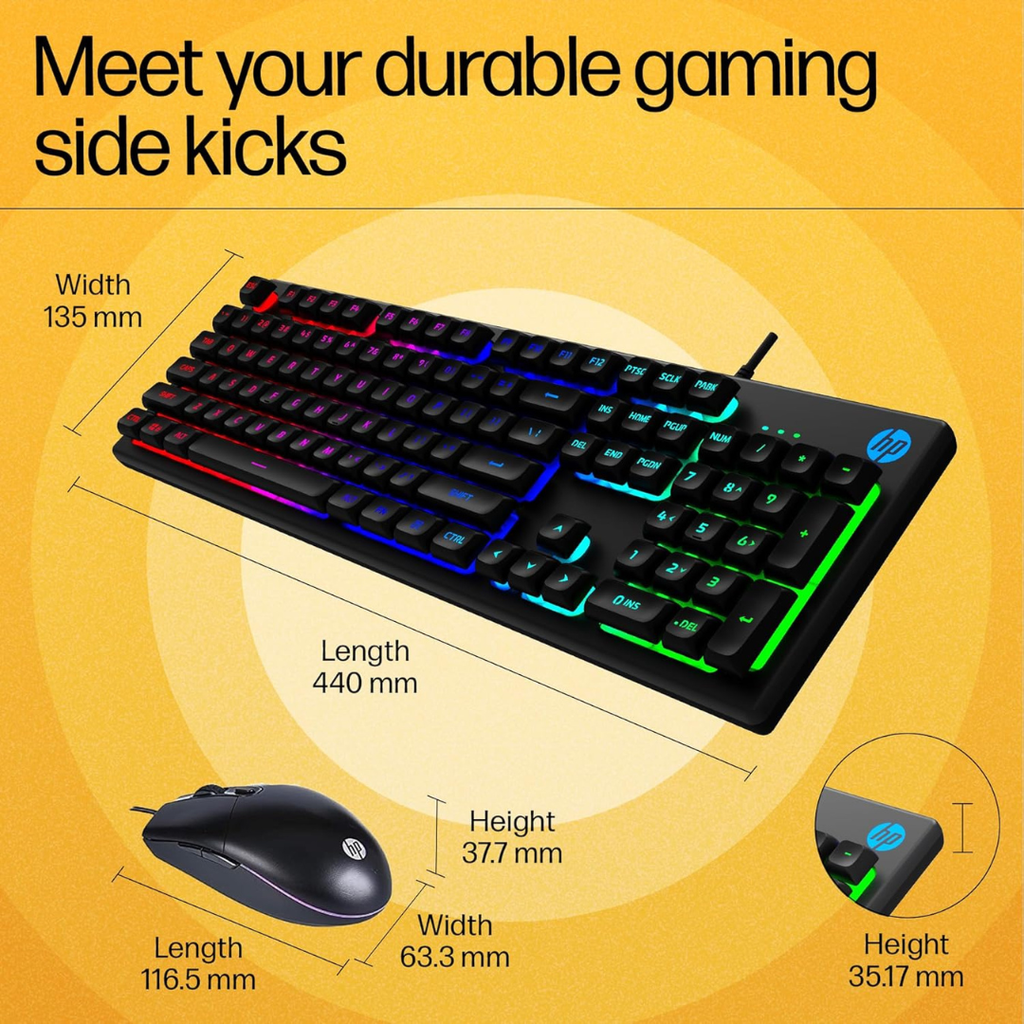 KM300F Wired Gaming Keyboard & Mouse Combo