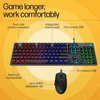 KM300F Wired Gaming Keyboard & Mouse Combo