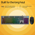 KM300F Wired Gaming Keyboard & Mouse Combo