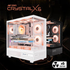 Ant Esports Gaming Cabinet Crystal x6