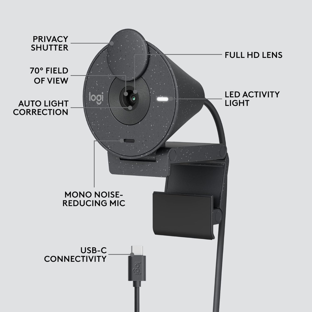 Logitech Webcam BRIO 300 1080P