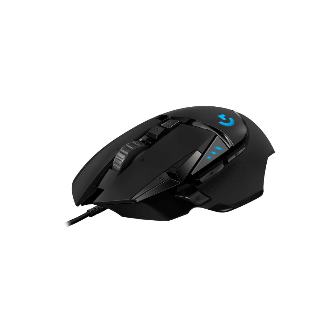 Logitech G502 Hero High Performance Wired USB Gaming Mouse, Hero 25K Sensor, 25,600 DPI, RGB, Adjustable Weights, 11 Programmable Buttons, On-Board Memory, PC/Mac (OPEN BOX)