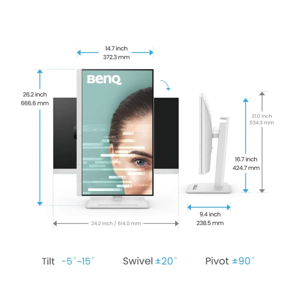 BenQ 27" LED Monitor QHD IPS Panel 2K GW2790QT