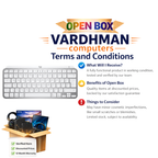 Logitech MX Keys Mini Minimalist Wireless Illuminated Keyboard with Free Adobe Subscription, Compact, Bluetooth, Backlit, USB-C, Metal Build (OPEN BOX)