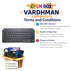 Logitech MX Keys Mini Minimalist Wireless Illuminated Keyboard with Free Adobe Subscription, Compact, Bluetooth, Backlit, USB-C, Metal Build (OPEN BOX)