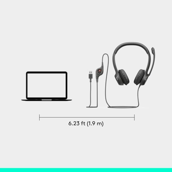 Logitech Headphone USB H390 - Image 8