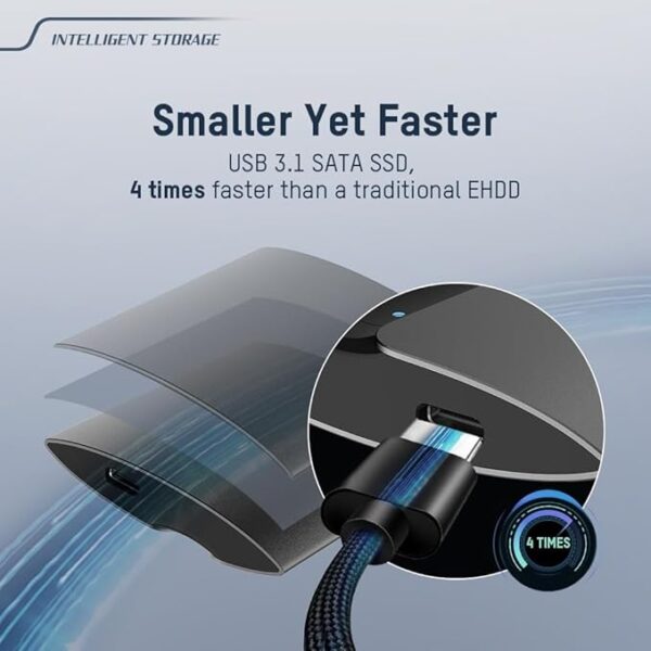 Hikvision External SSD 2TB T300S (Type-C To USB 3.2) - Image 4