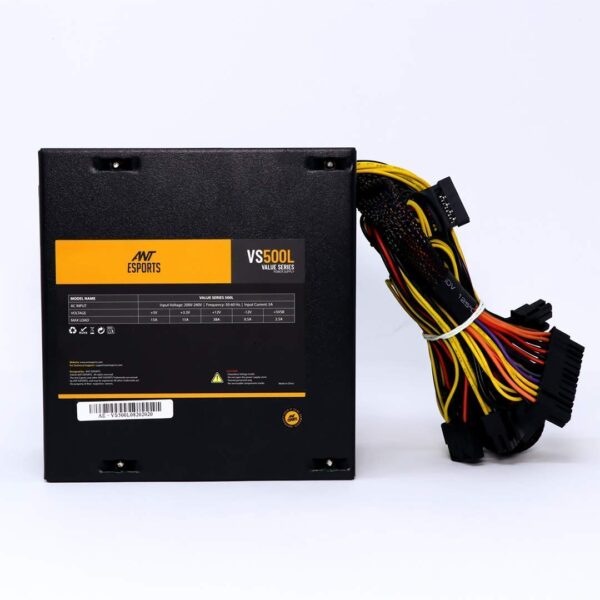 Ant Esports Desktop Power Supply 500w Value Series (VS500L) - Image 3