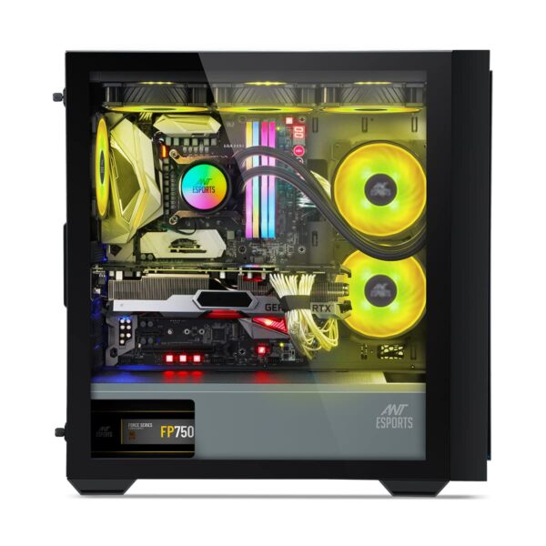 Ant Esports Gaming Cabinet 690 Air Black - Image 5