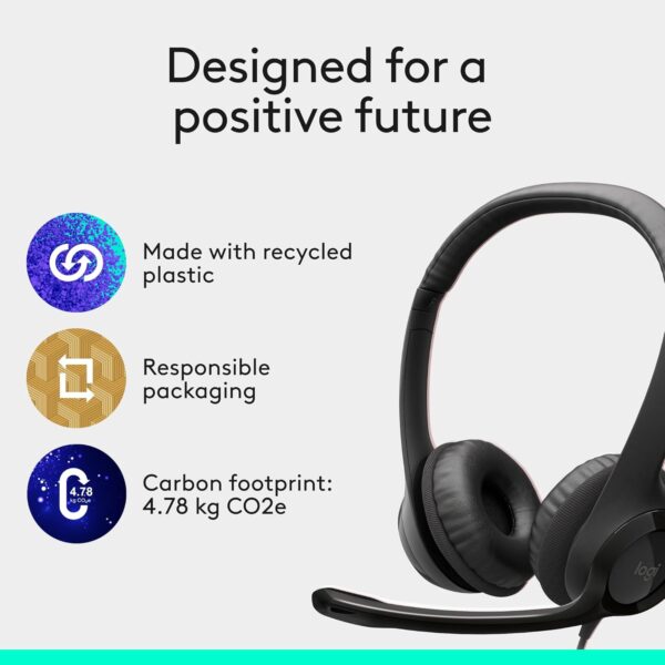 Logitech Headphone USB H390 - Image 9