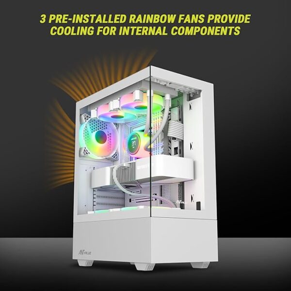 Ant Value Gaming Cabinet CV100 White - Image 7