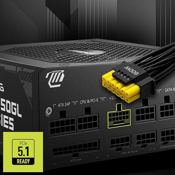 MSI MAG A850GL PCIE5 850w 80 Plus Gold Desktop Power Supply - Image 5