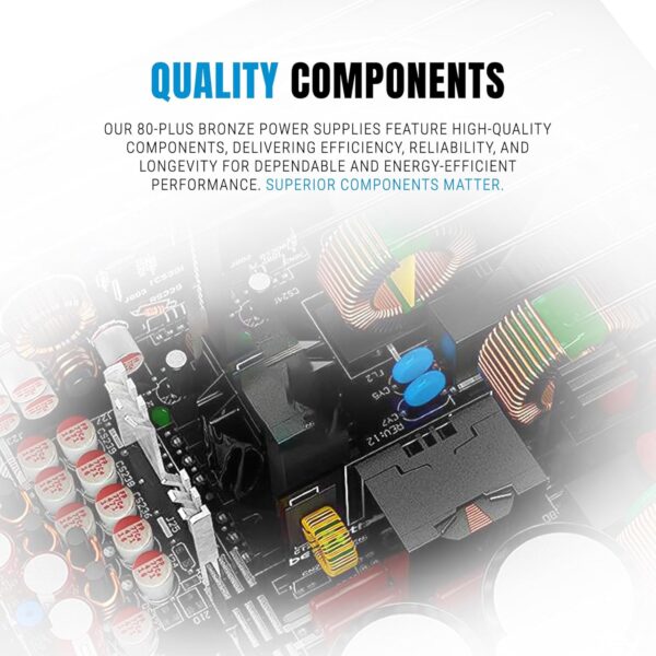 Ant Esports RX650 650w 80 Plus Bronze Gaming Desktop Power Supply White - Image 7