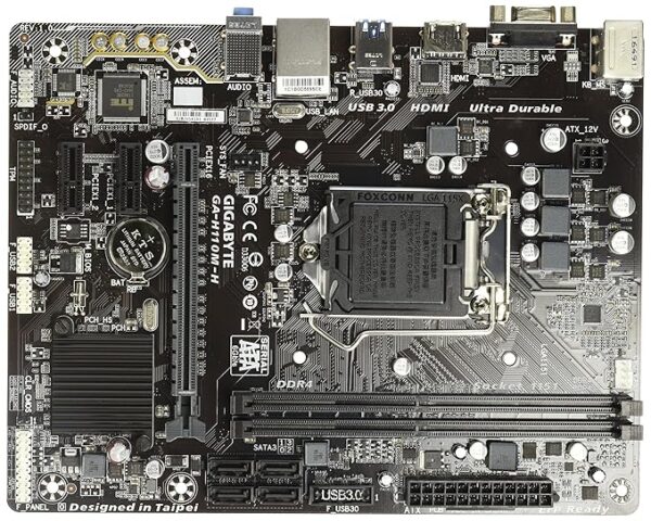 Gigabyte GA H110M H DDR4 Motherboard For Intel 6th | 7th Gen - Image 2