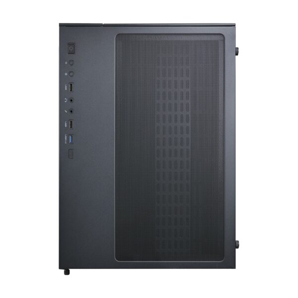 Ant Esports Gaming Cabinet Crystal ARGB Dual Chamber Black - Image 5