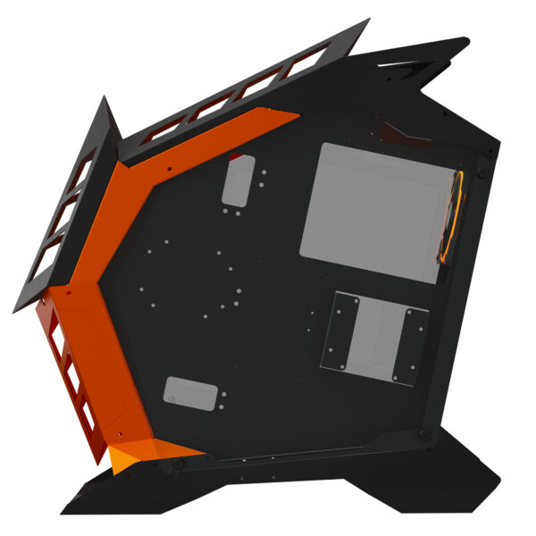 Ant Esports Gaming Cabinet Cypher G3 Black-Orange - Image 10