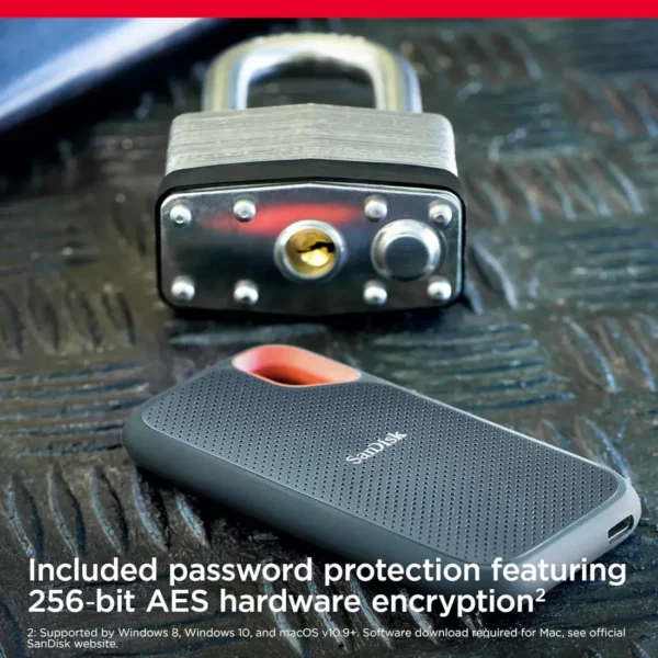 Sandisk External SSD 2TB E61 (With Type-C and USB 3.2) - Image 2