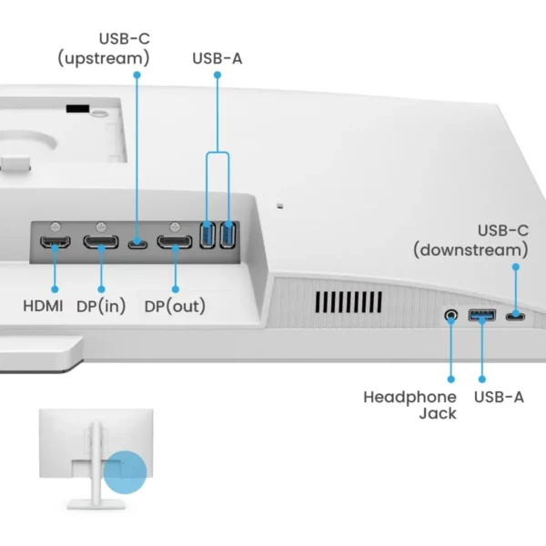 BenQ 27" LED Monitor QHD IPS Panel 2K GW2790QT With HDMI | DP | USB-C | Speaker - Image 5
