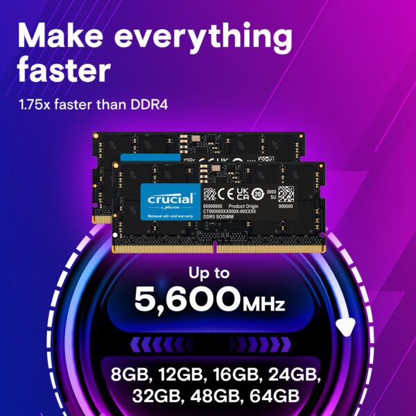 Crucial Laptop Ram 16GB DDR5 5600MHz - Image 3