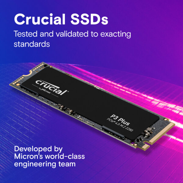 Crucial Internal SSD 1TB NVMe 2280 (P3 Plus) - Image 3
