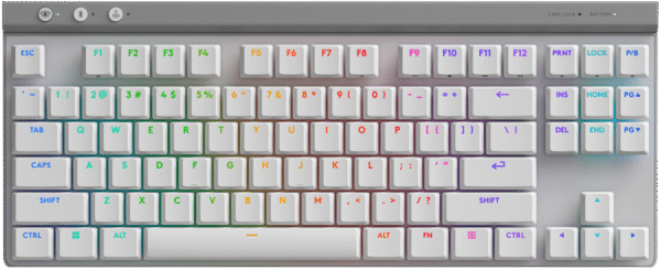 Logitech G515 Lightspeed TKL White Gaming Keyboard - Image 5