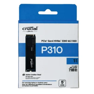 Crucial Internal SSD 1TB NVMe 2280 (P310) Gen4