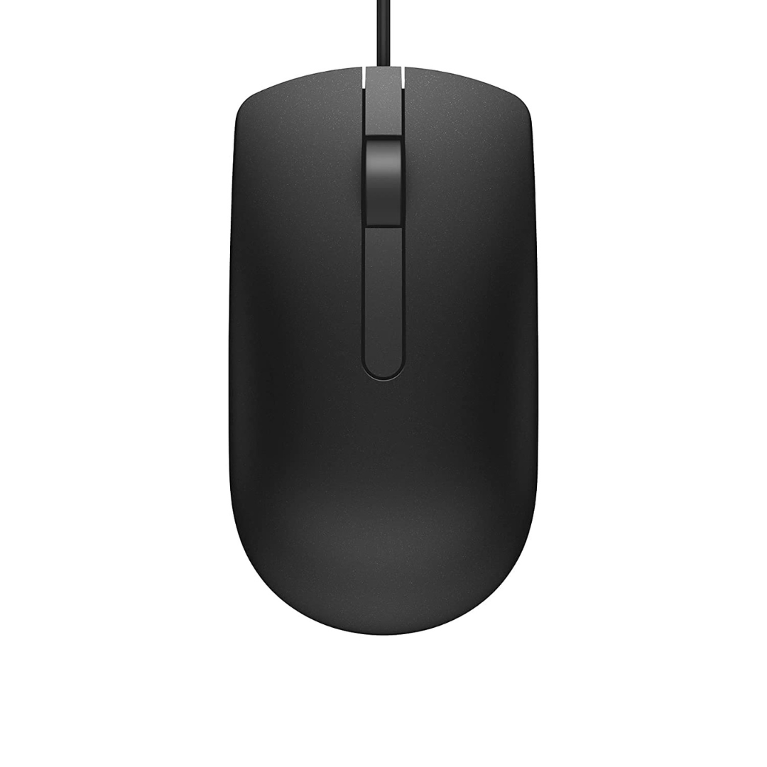 Dell MS116 Wired Optical Mouse - High Precision 1000DPI Sensor, USB Connectivity